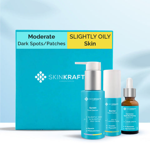 SkinKraft Customized Dark Spot Removal Kit For Slightly Oily Skin